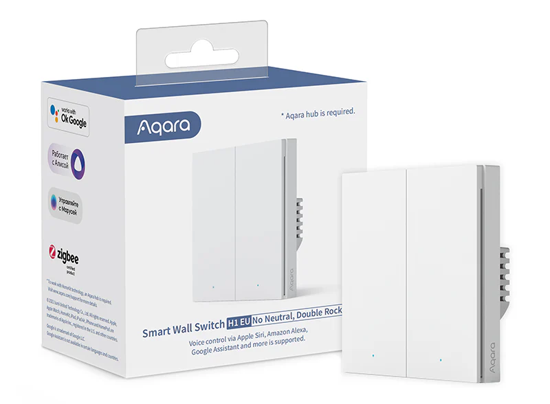 Aqara Smart Wall Switch H1 (no neutral, double rocker) Questions & Answers