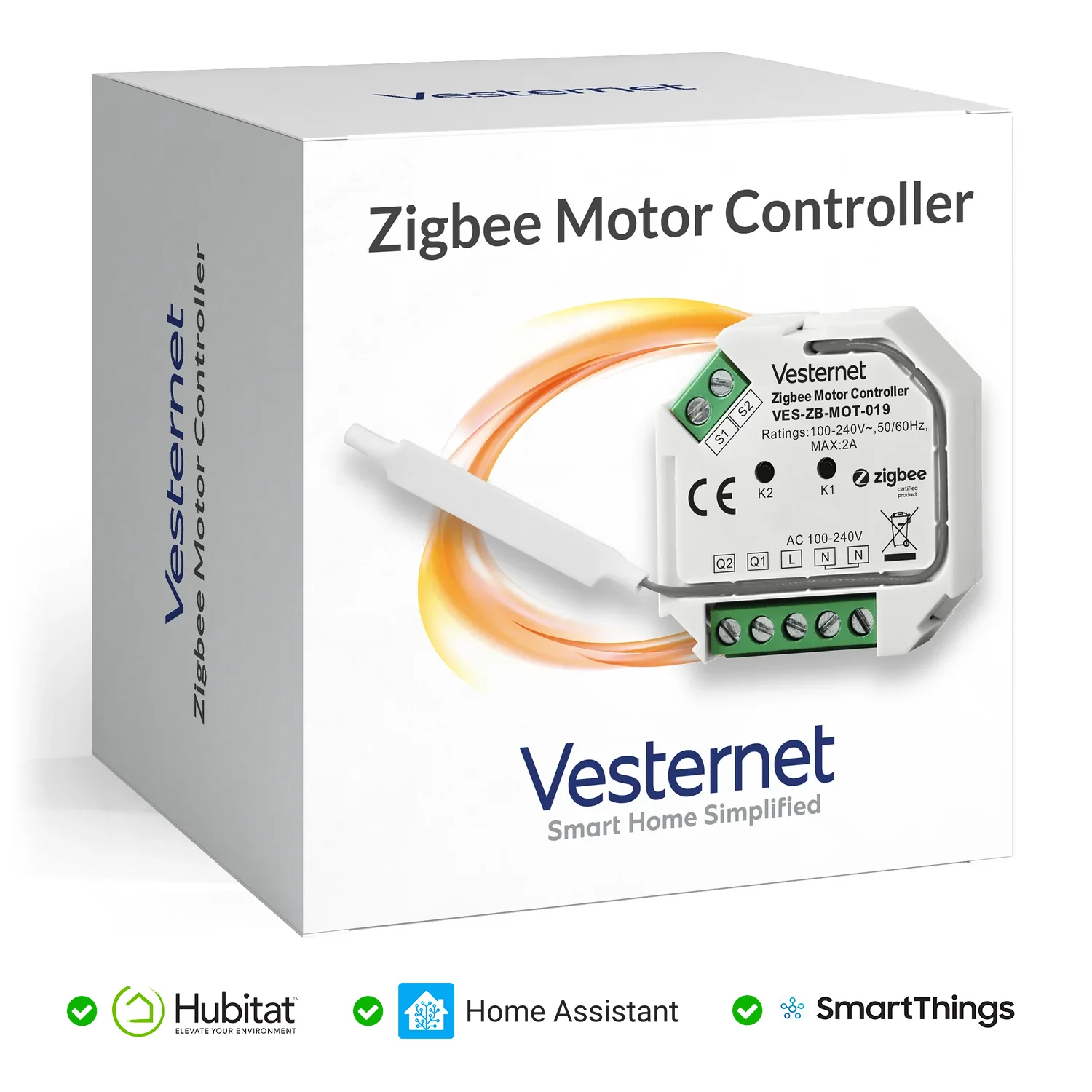 Vesternet zigbee motor controller positioning.