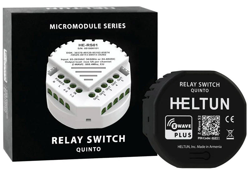 Z-Wave Plus V2 Heltun Relay Switch Quinto Questions & Answers