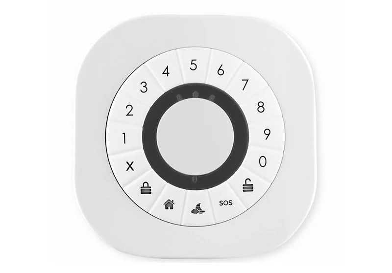 How does the frient Keypad work with a smart door lock?