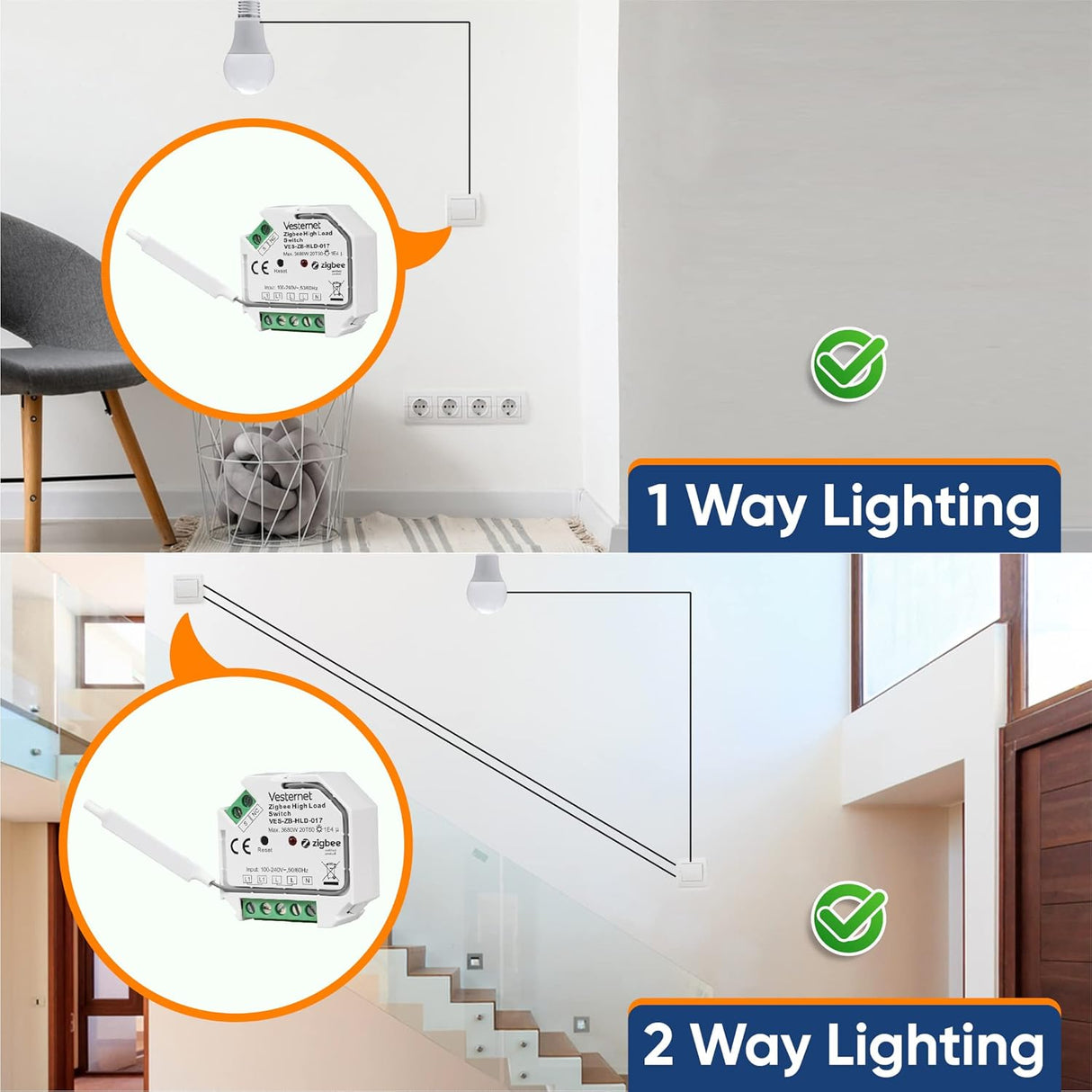 Vesternet Zigbee High Load Switch