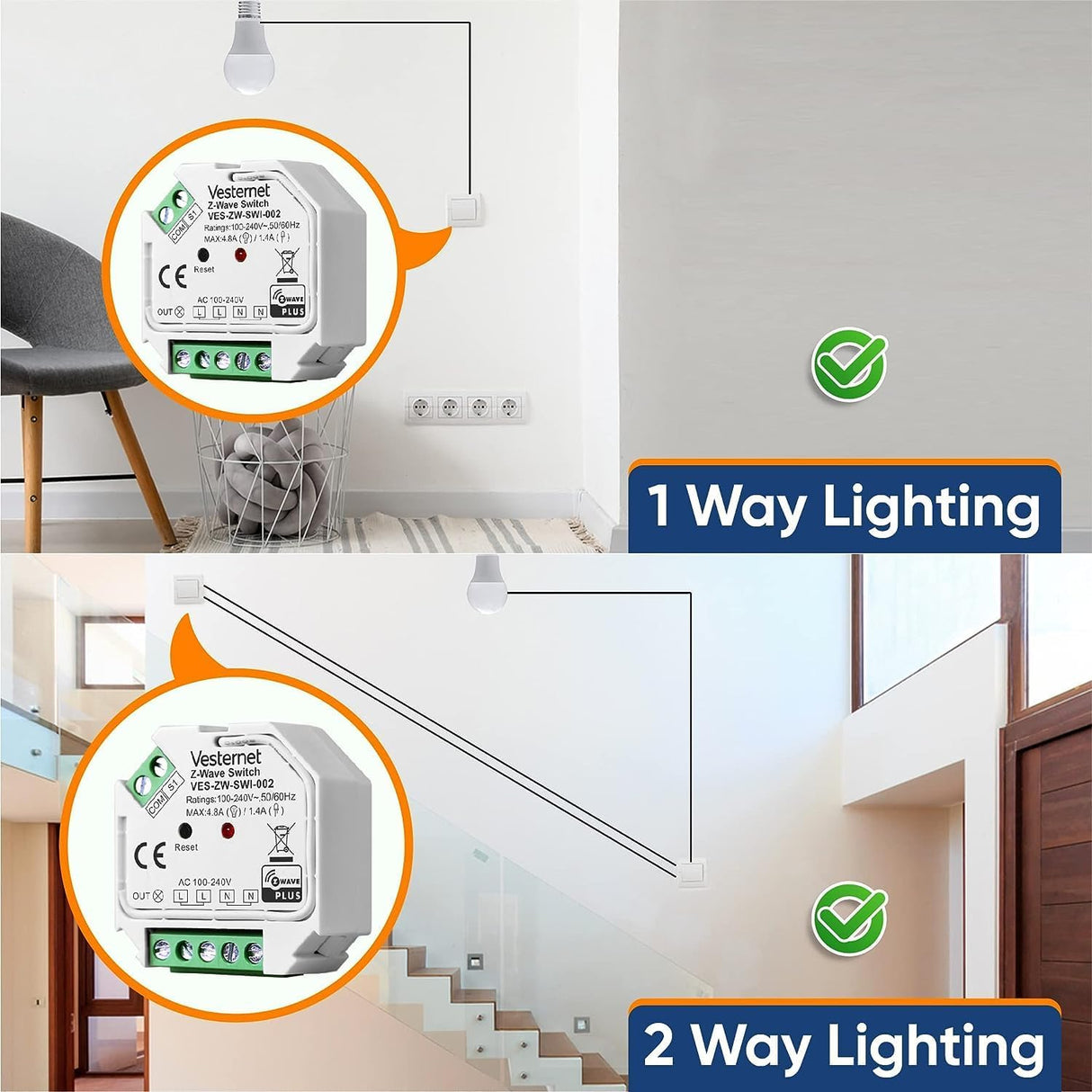 Vesternet Z-Wave Interruttore