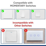 Vesternet Zigbee Interruptor de 2 canales