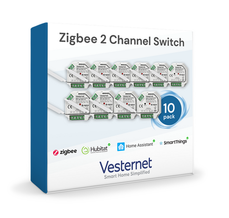 Vesternet Zigbee 2-kanals switch
